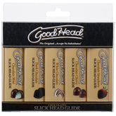 GoodHead Slick Head Glide Chocolate 5 Pack 1 fl oz Travel Size Lubricant Bottles > Relaxation Zone > Edible Treats